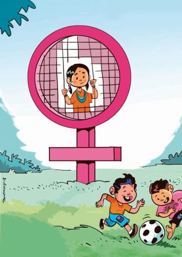 Syed Rashad Imam Tanmoy  - Cartoon for equality