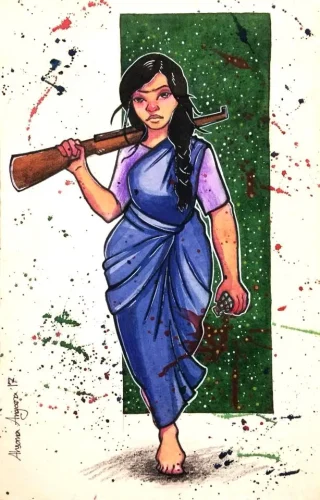 Angana ahsana  - DCDC #5 'মুক্তিযোদ্ধা' Challenge   