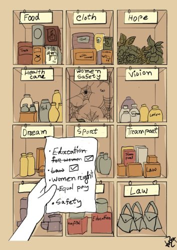 Hasna Hena Sarker - Cartoons for Equality 