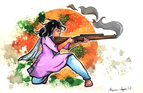 Angona Ahsana - DCDC #5 'মুক্তিযোদ্ধা' Challenge   