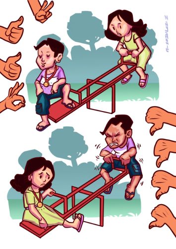 Mong Shoniee - Cartoons for Equality 